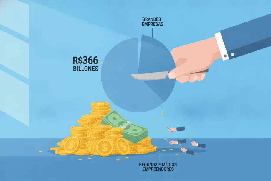 O BNDES investiu R$ 366 BILHÕES em 2025. Você pequeno e médio empreendedor pegou quanto desta fatia?