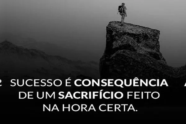 Você já teve que fazer sacrifícios pessoais para investir na sua carreira?